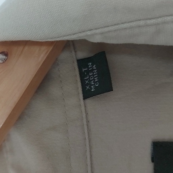 Orvis Long Sleeve Heavy Button Up Camp/Fishing Shirt Beige Size XXLT - Picture 7 of 10